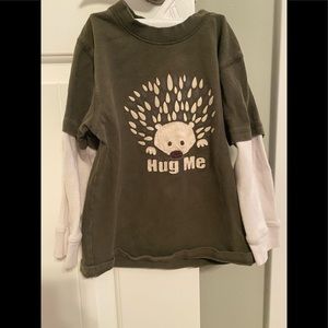 Gymboree 4T Hug Me long sleeve shirt
